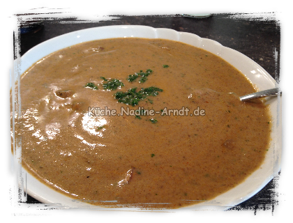 Cremige Pilzsuppe